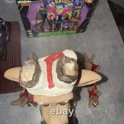 Christmas Funny Reindeer Christmas Statue Holiday Decor Sitting Figurine