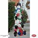 Christmas Illuminated Snowman Holiday Statue Collection With Led Lights