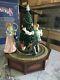 Christmas In Victorian Era Deck The Halls Lighted Tree Moving Family Music Box