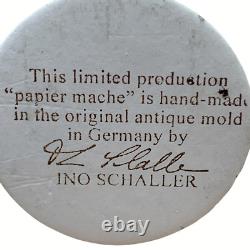 Christmas Ino Schaller Santa Claus With Sack Snow Tree Snowman Moose Teddy Bear