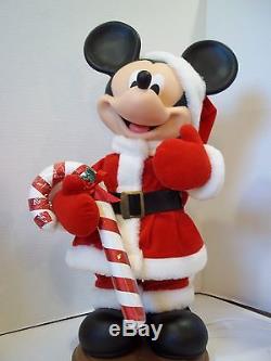 Christmas Motionette Disney Mickey Mouse 1996 Santas Best Animated Motion RARE