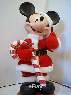 Christmas Motionette Disney Mickey Mouse 1996 Santas Best Animated Motion RARE