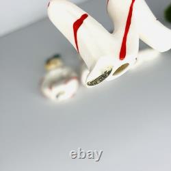Christmas RARE & Scarce Pixie Candy Cane Candleholder NOEL Girls JAPAN Holt Vtg