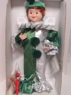 Christmas Telco Motionette Animated Marionette Puppet/elf Doll Nrfb