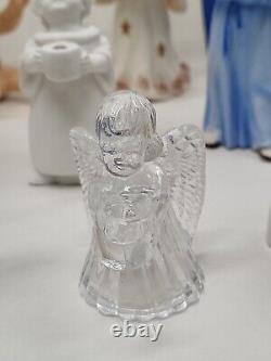 Christmas Vintage Collection Candle Holders Angels Figures Rare Lot Japan