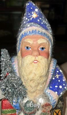 Christopher Radko Santa Paper/Plaster 2004 Schaller Ino Family Germany Signed