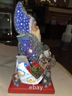 Christopher Radko Santa Paper/Plaster 2004 Schaller Ino Family Germany Signed