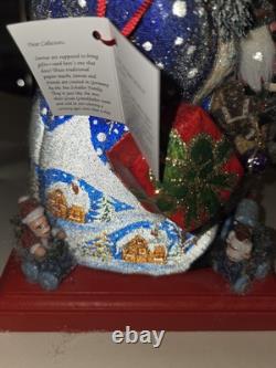 Christopher Radko Santa Paper/Plaster 2004 Schaller Ino Family Germany Signed