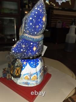 Christopher Radko Santa Paper/Plaster 2004 Schaller Ino Family Germany Signed