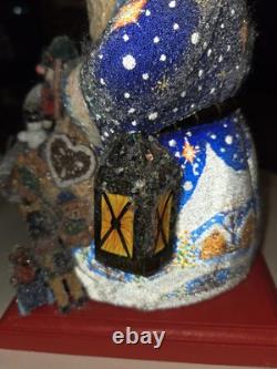 Christopher Radko Santa Paper/Plaster 2004 Schaller Ino Family Germany Signed