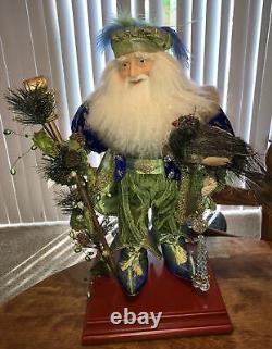 Christopher Radko Woodland magic limited edition Santa series #54/900 Musical