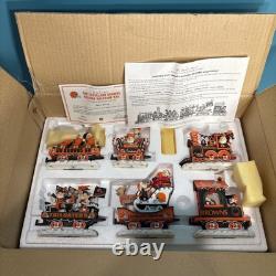 Cleveland Brown Danbury Mint Halftime Rail 5pc Figurine