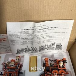 Cleveland Brown Danbury Mint Halftime Rail 5pc Figurine