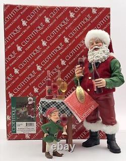 Clothtique Possible Dreams Santa Claus Sommelier Wine Steward 2006 57.1271