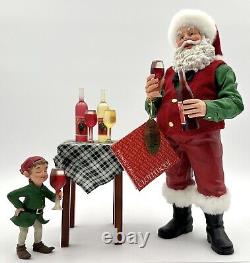 Clothtique Possible Dreams Santa Claus Sommelier Wine Steward 2006 57.1271