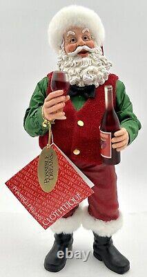 Clothtique Possible Dreams Santa Claus Sommelier Wine Steward 2006 57.1271