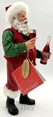 Clothtique Possible Dreams Santa Claus Sommelier Wine Steward 2006 57.1271