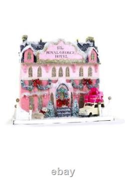 Cody Foster 14 The Royal George Hotel Pink Hue Stately Christmas Village House