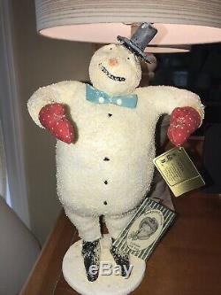 Cody Foster Backporch Friends Sedgerick the Snowman-Vintage, Handmade & Signed