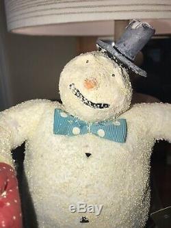 Cody Foster Backporch Friends Sedgerick the Snowman-Vintage, Handmade & Signed