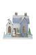 Cody Foster White And Blue Forest Cottage With Snowman Christmas Village House