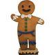 Cookie Gingerbread Papa Statue Christmas Prop Decor Free Ship
