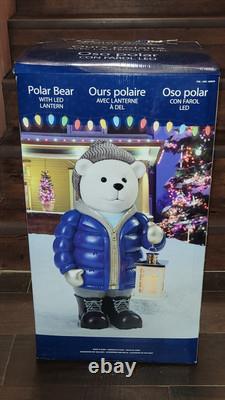 Costco 28 Hooded Polar Bear door greeter Mint Condition