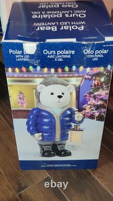 Costco 28 Hooded Polar Bear door greeter Mint Condition