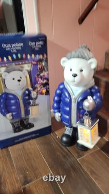 Costco 28 Hooded Polar Bear door greeter Mint Condition