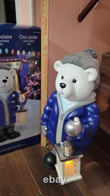 Costco 28 Hooded Polar Bear door greeter Mint Condition