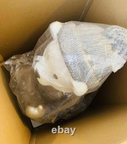 Costco 28 Hooded Polar Bear door greeter With LED Lamp & Original Box