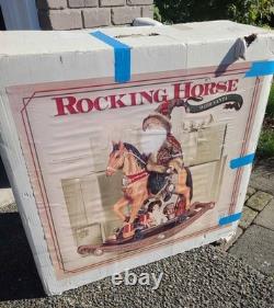 Costco Large Rocking Horse Santa 26