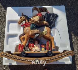 Costco Large Rocking Horse Santa 26