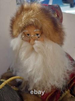 Costco Large Rocking Horse Santa 26