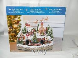 Costco Snowy Holiday Village With Lights & Music, Train, 1487765, Read Descrip