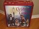 Costco Vintage Style Christmas Carolers Set Man Woman Boy Lighted Lamppost New