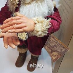 DEMDACO DROLLERIES APPLAUSE OF APPROVAL SANTA ELF 26 With Box No Styrofoam