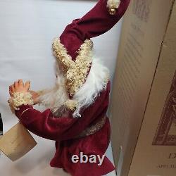 DEMDACO DROLLERIES APPLAUSE OF APPROVAL SANTA ELF 26 With Box No Styrofoam