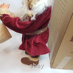 DEMDACO DROLLERIES APPLAUSE OF APPROVAL SANTA ELF 26 With Box No Styrofoam