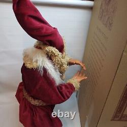 DEMDACO DROLLERIES APPLAUSE OF APPROVAL SANTA ELF 26 With Box No Styrofoam