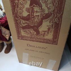 DEMDACO DROLLERIES APPLAUSE OF APPROVAL SANTA ELF 26 With Box No Styrofoam