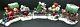 Danbury Mint Garfield Christmas Express 5 Pc Train Set North Pole Nermal Odie