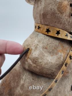 David Harden Folk Art Snowman Patriotic Stars Stripes Top Hat Metal Scarf HTF