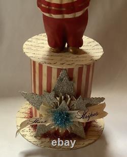 Dee Faust For Bethany Lowe Fourth Of July Clown Candy Container Stars And Stripe