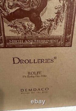 Demdaco Drolleries Deborah Henderson 12 Rolfe The Rocking Horse Maker With Box