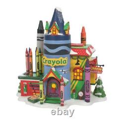 Department 56 CRAYOLA CRAYON FACTORY North Pole Village 6007613 NEW 2021