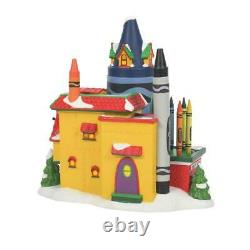 Department 56 CRAYOLA CRAYON FACTORY North Pole Village 6007613 NEW 2021