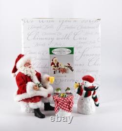 Department 56 Clothtique Possible Dreams A VOTRE SANTE Santa 2010 #4022360 3 Pc