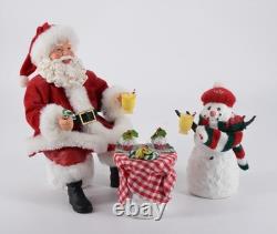 Department 56 Clothtique Possible Dreams A VOTRE SANTE Santa 2010 #4022360 3 Pc
