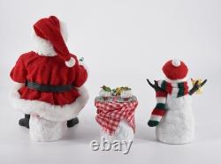 Department 56 Clothtique Possible Dreams A VOTRE SANTE Santa 2010 #4022360 3 Pc